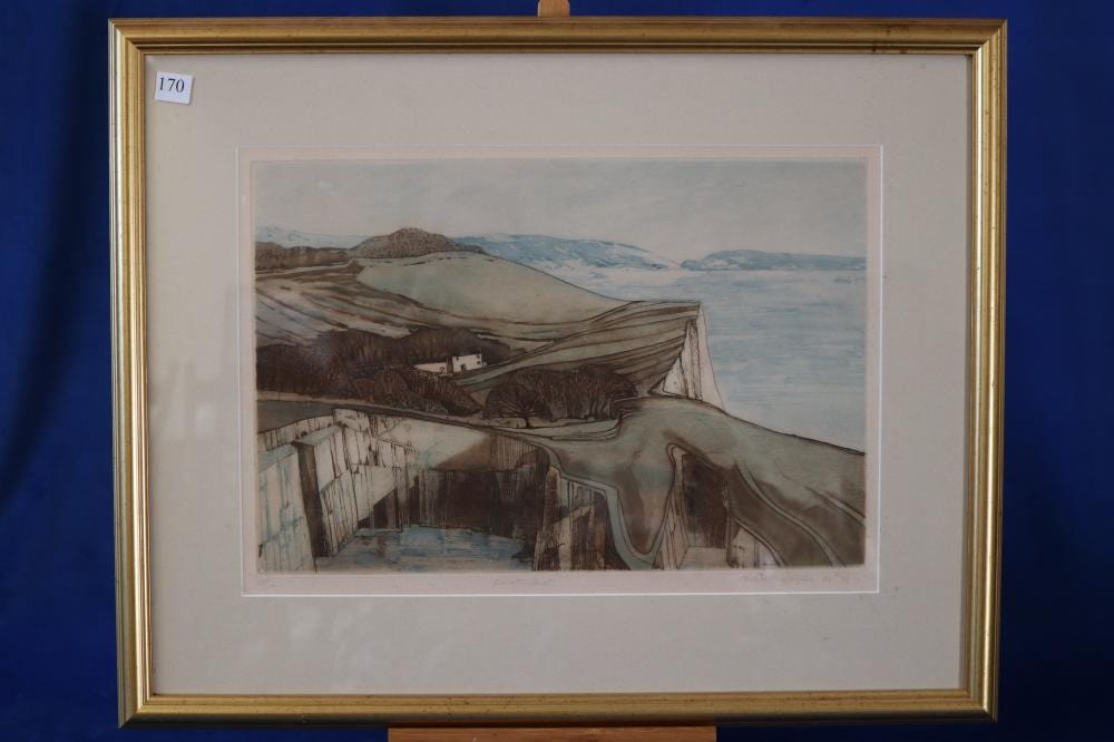 Michael Chaplin comparable auction result: michael chaplin british 1943 dorset coast 28 150 limited edition print signed in pencil lower right michael chaplin r e 82 measures 52cm x 36cm