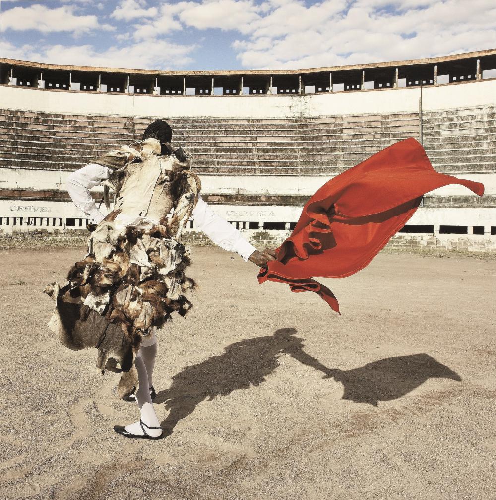 Nandipha Mntambo comparable auction result: nandipha mntambo south african born 1982 pra a de touros v image size 40 x 40cm 15 3 4 x 15 3 4in