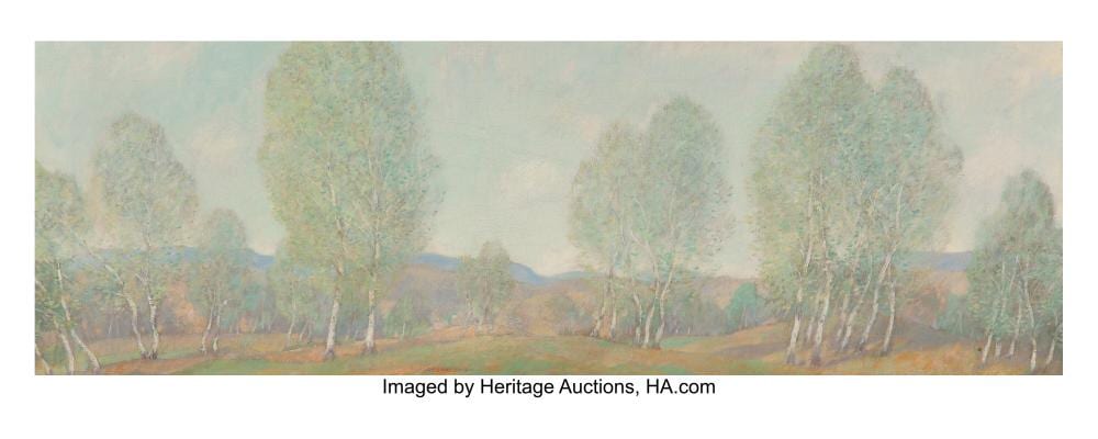 lawrence mazzanovich american 1872 1959 fontainebleau france oil on canvas 1 · Heritage Auctions · 2020-10-08 Lawrence Mazzanovich comparable auction result: lawrence mazzanovich american 1872 1959 fontainebleau france oil on canvas 1