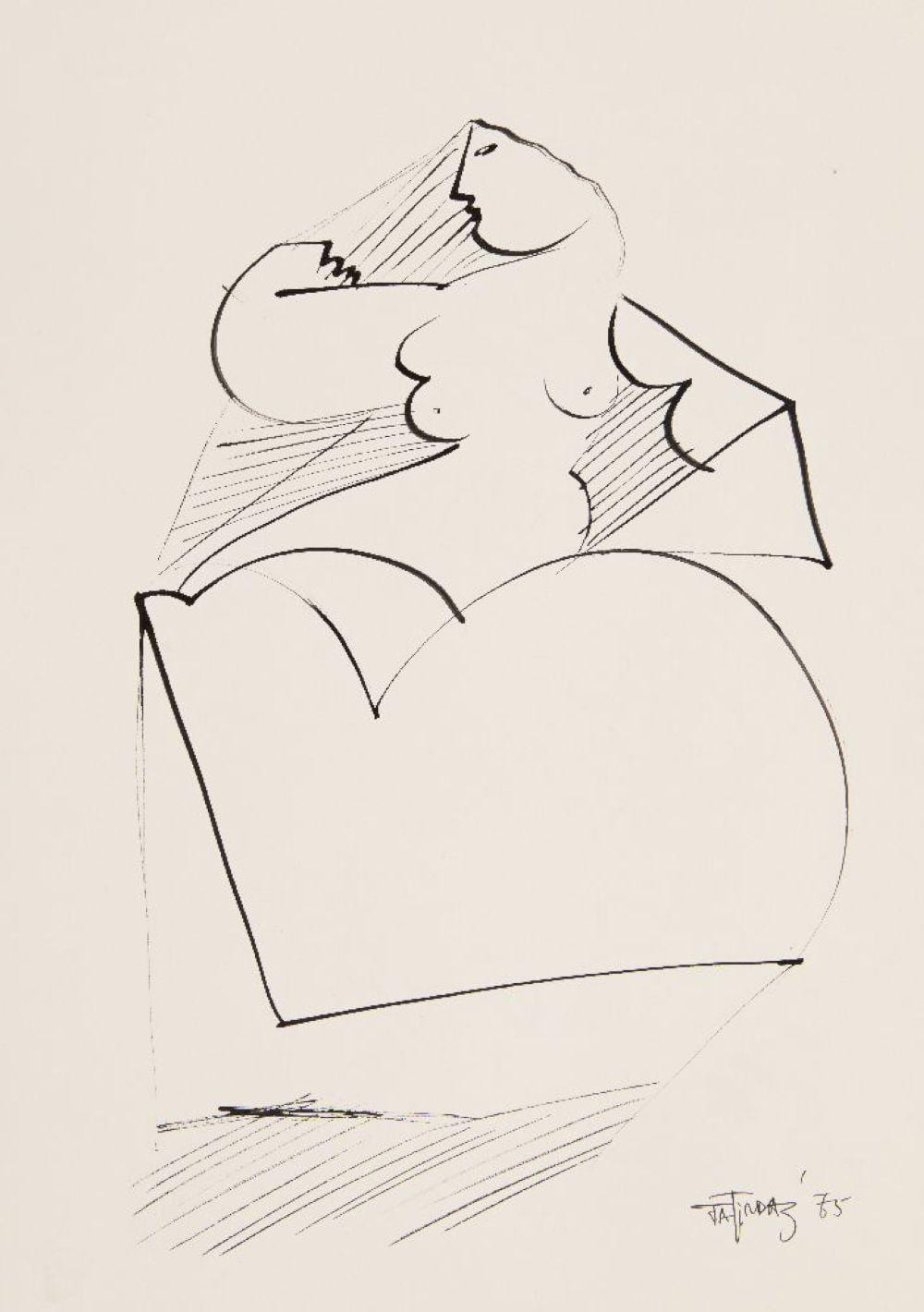 Jatin Das comparable auction result: jatin das indian b 1941 untitled