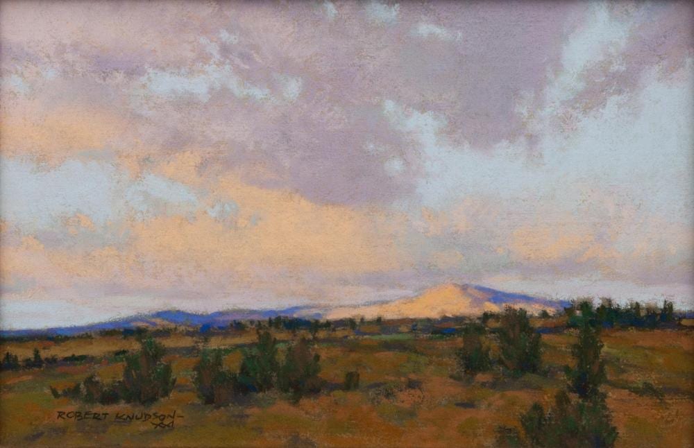 robert knudson american 1929 1989 evening sky wyoming · Hindman · 2020-10-29 Robert Knudson comparable auction result: robert knudson american 1929 1989 evening sky wyoming