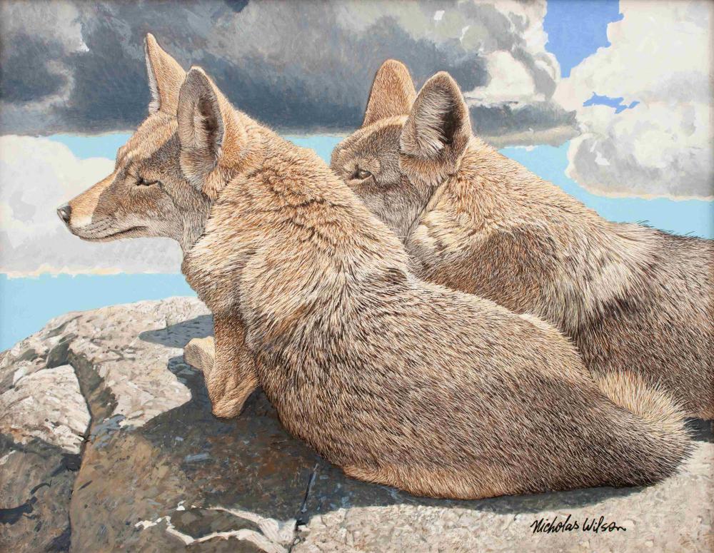 Nicholas Wilson comparable auction result: nicholas wilson american b 1947 distant thunder