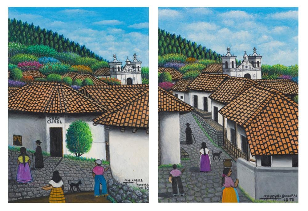 José Antonio Velásquez comparable auction result: jos antonio vel squez 2 views of san antonio de oriente 1978