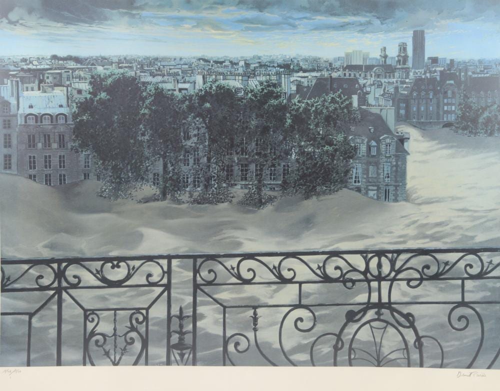 Denis Riviere comparable auction result: denis riviere french b 1945 paris sous les ea