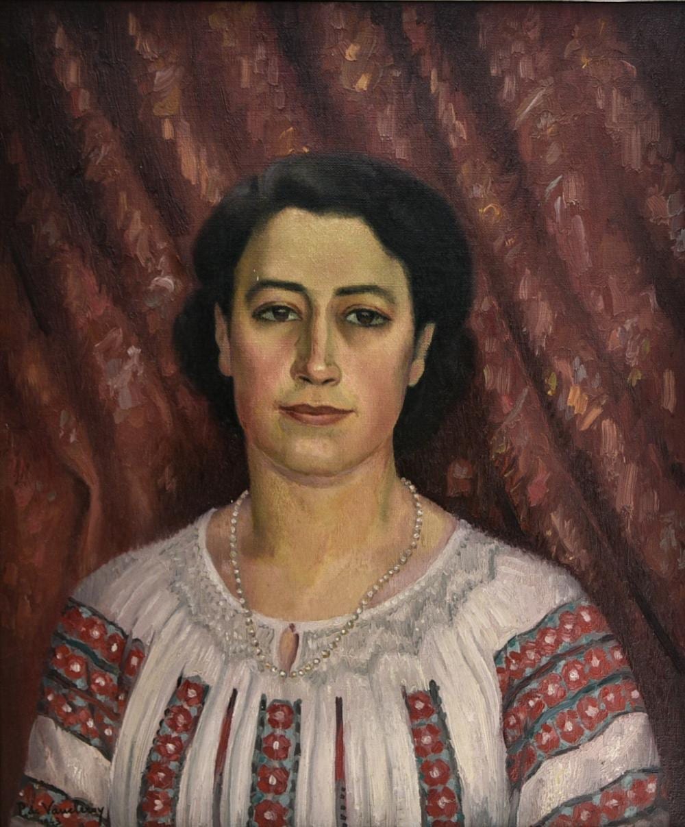 Pierre de Vaucleroy comparable auction result: pierre de vaucleroy 1892 1980 portrait of a woman 1943