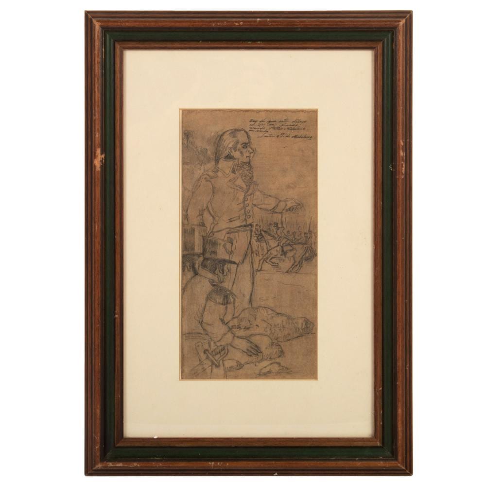 Arturo Michelena comparable auction result: arturo michelena 1863 1898 rare ink paper drawing