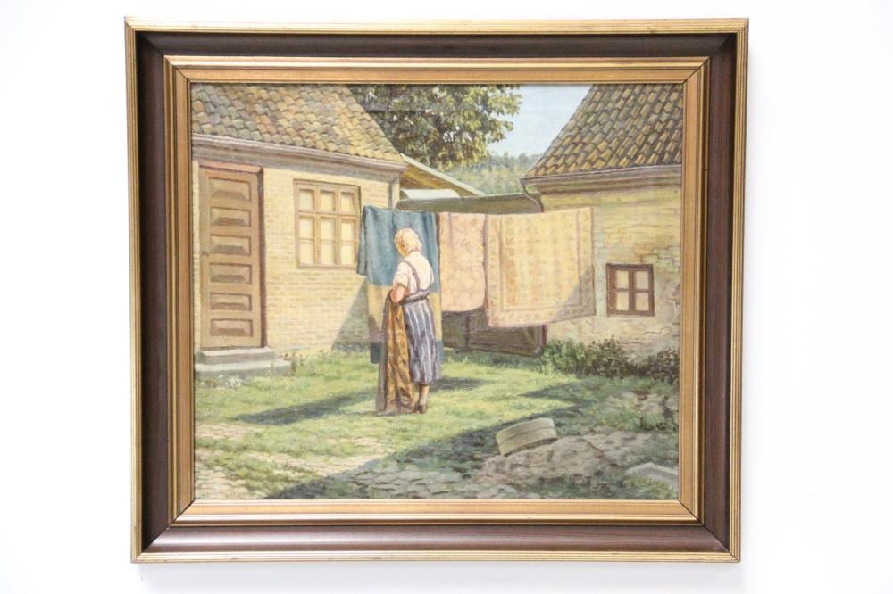 Sophus Vermehren comparable auction result: sophus vermehren 1866 1950 eksteri r med kvinde
