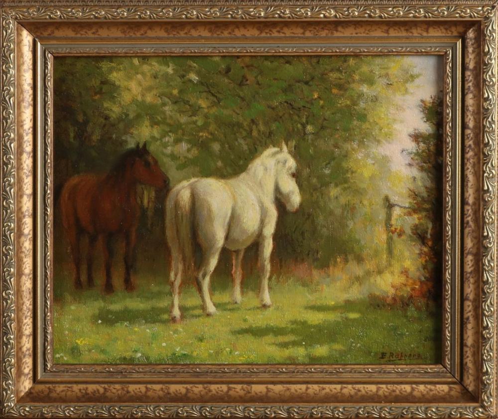 evert rabbers horses in a sunny meadow · Twents Veilinghuis · 2020-10-22 Evert Rabbers comparable auction result: evert rabbers horses in a sunny meadow