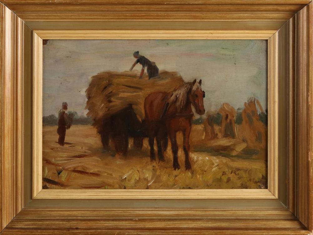 evert rabbers agricultural workers harvesting · Twents Veilinghuis · 2020-10-22 Evert Rabbers comparable auction result: evert rabbers agricultural workers harvesting