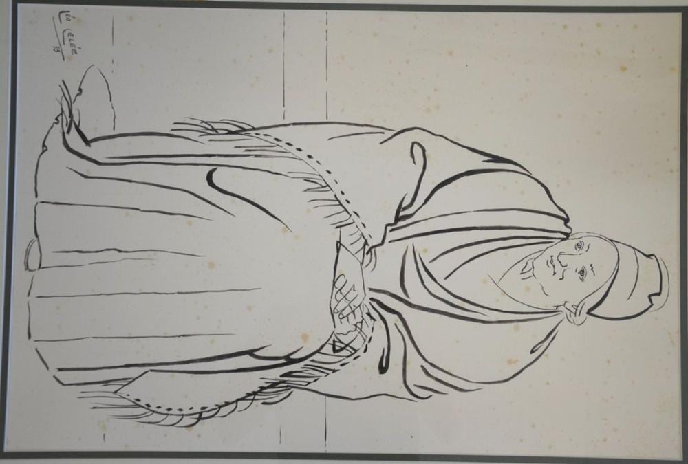 Léo Lelée comparable auction result: l o lel e 1872 1947 arl sienne dessin l encre de chine sign e en bsa gauche et da