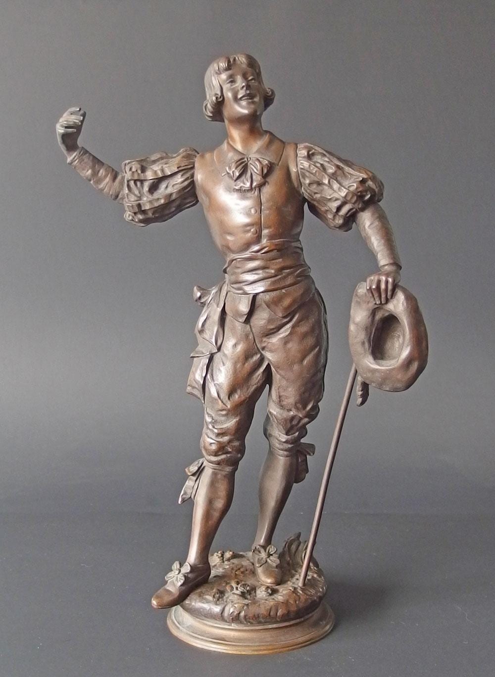 Maurice Maignan comparable auction result: maurice maignan dandy bronze sculpture