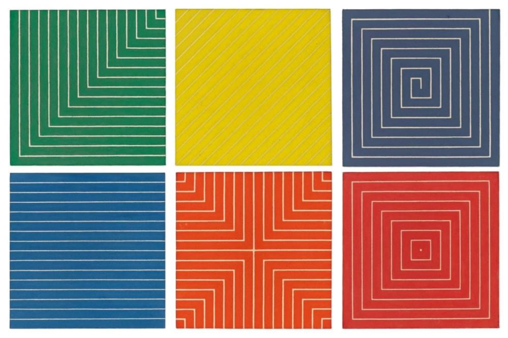 Frank Stella (b. 1936) - Benjamin Moore Paintings [6 Works] comparable sale