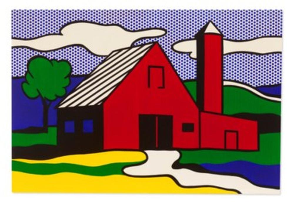 Roy Lichtenstein (1923-1997) - Red Barn I comparable sale