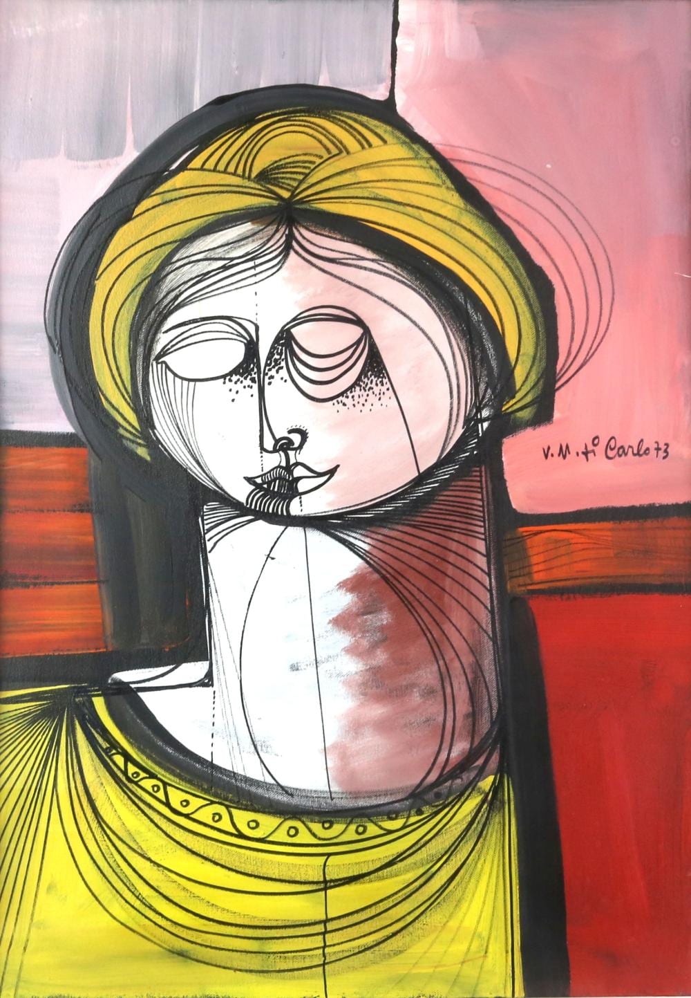 Vittorio Maria DiCarlo comparable auction result: vittorio maria di carlo italian 1939 2015 fig