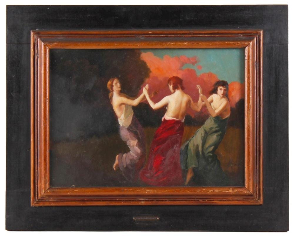 Luis Masriera y Rosés comparable auction result: lluis masriera 1872 1958 bailable la danza de los velos circa 1907