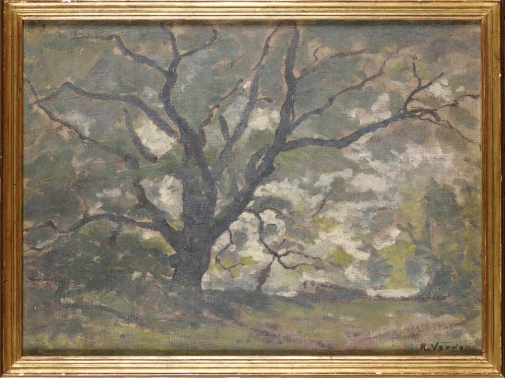 Raymond Jean Verdun comparable auction result: raymond verdun 1873 1954 arbre huile sur toile