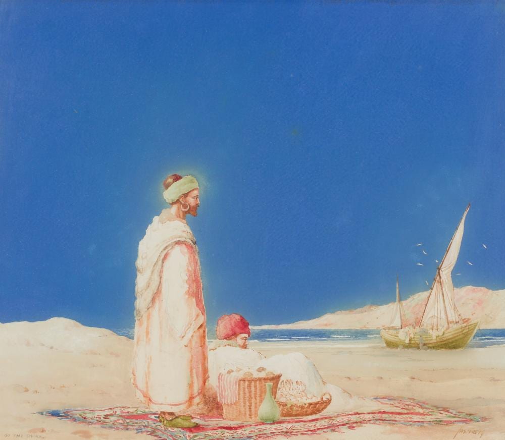 James (1861) Greig comparable auction result: james greig british 1861 1941 by the shore