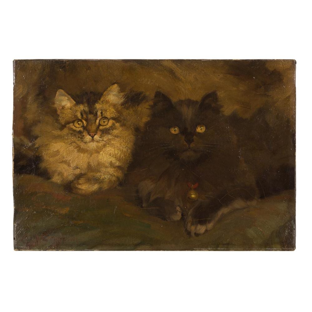 Agnes M. Cowieson comparable auction result: agnes m cowieson scottish fl 1880 1940 feline friends