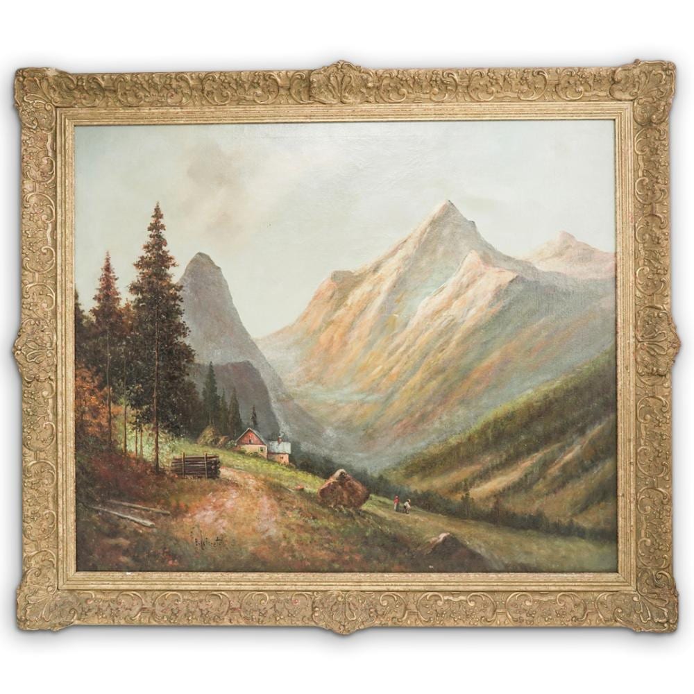 Eugene LaForet comparable auction result: eugene laforet french american b 1931 oil painting