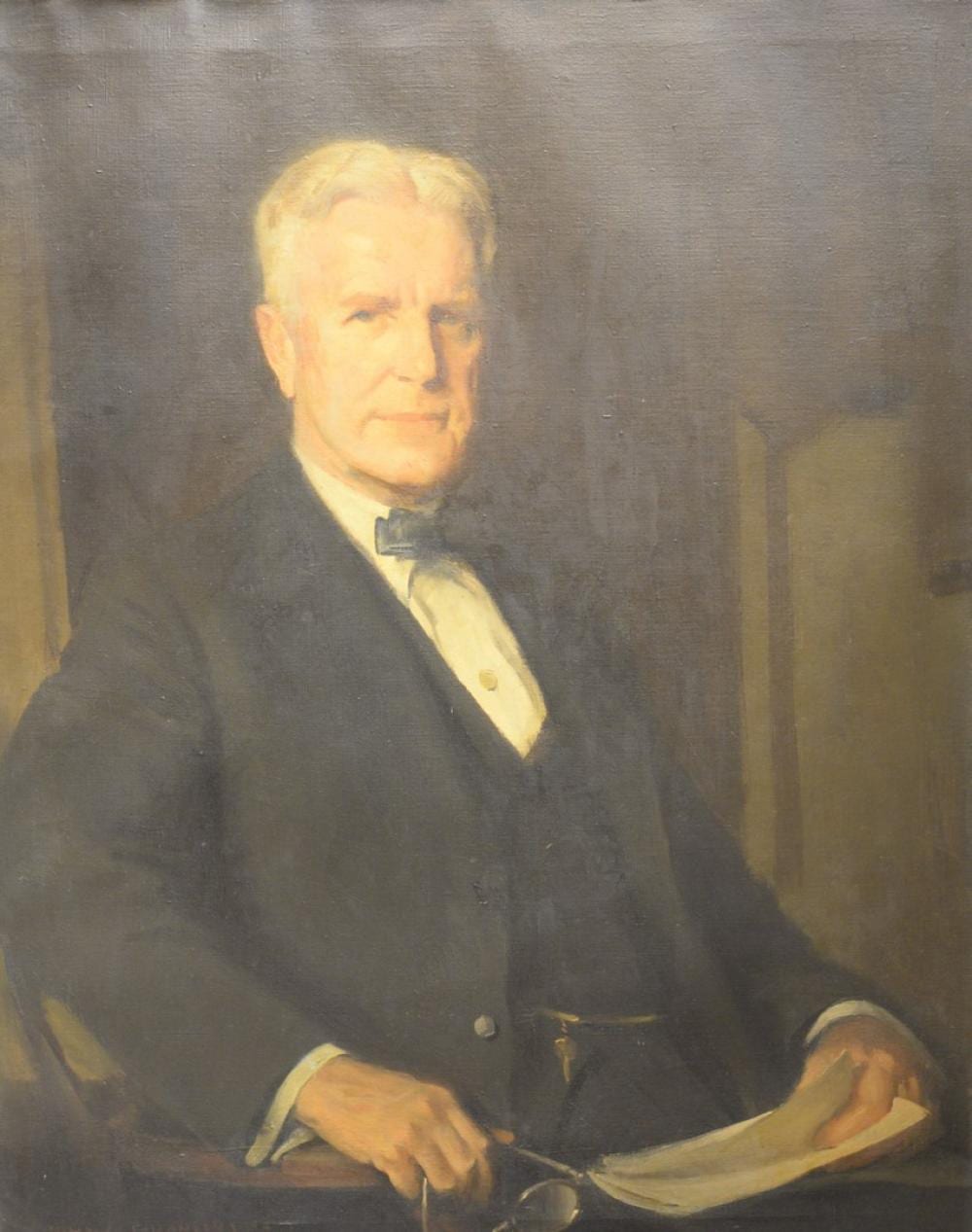 John Christen Johansen comparable auction result: john christen johansen danish 1876 1964 portrait of william barclay parsons 1888 1973 oil on canvas 1954 signed lower le