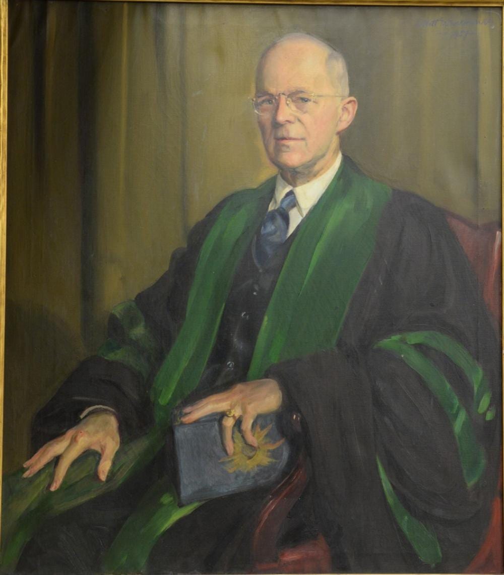 dewitt mcclellan lockman american 1970 1957 portrait of alexander tertius martin 1886 1968 oil on canvas 1957 40 x 35 · Nadeau's Auction Gallery · 2020-10-24 DeWitt McClellan Lockman comparable auction result: dewitt mcclellan lockman american 1970 1957 portrait of alexander tertius martin 1886 1968 oil on canvas 1957 40 x 35