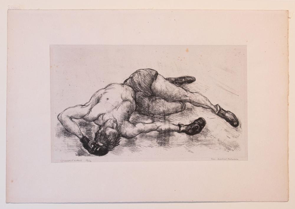 luc albert moreau lithograph on wove paper · DuMouchelles · 2020-10-22 Luc-Albert Moreau comparable auction result: luc albert moreau lithograph on wove paper