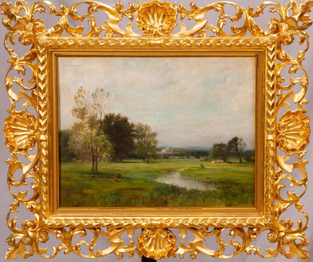 ROSWELL MORSE SHURTLEFF OIL ON CANVAS sold by DuMouchelles, lot 1122 — auction record photograph