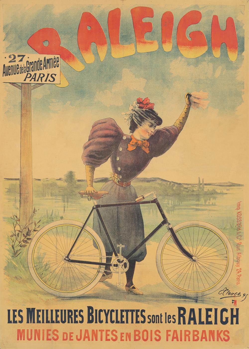 Emile Clouet comparable auction result: raleigh 1895