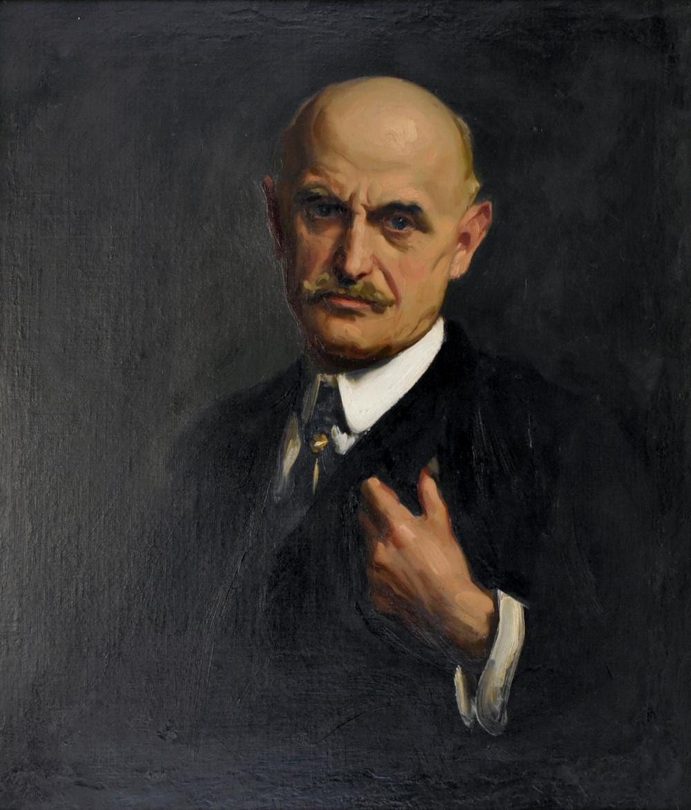 Sidney Dickinson comparable auction result: sidney dickinson charles p gruppe portrait oil on canvas