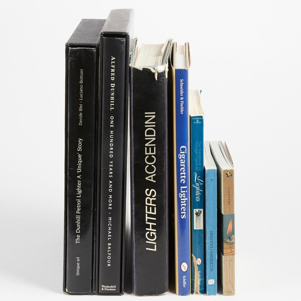 Grp: Lighter Collectors Reference Library Collection sold by Revere Auctions, lot 499 — auction record photograph