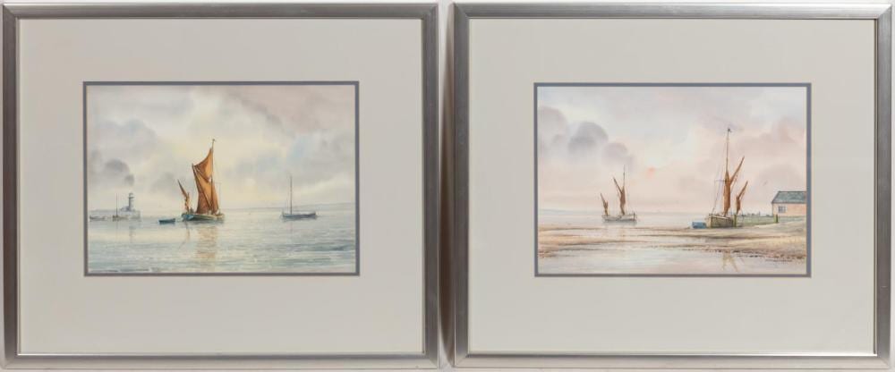 alan whitehead pair of maritime watercolors · Ahlers & Ogletree Inc. · 2020-10-25 Alan Whitehead comparable auction result: alan whitehead pair of maritime watercolors