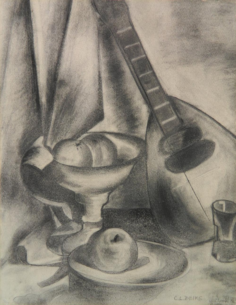 Clara L. Deike comparable auction result: clara deike charcoal