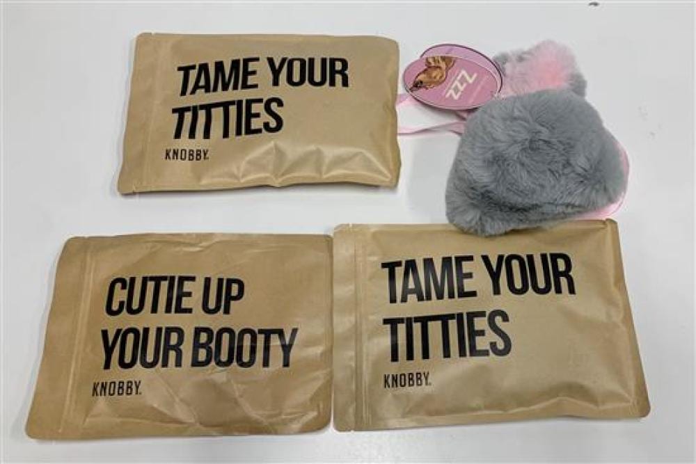 Amalie von Peter comparable auction result: a bag of desinger underwear marked knobby peter alexander