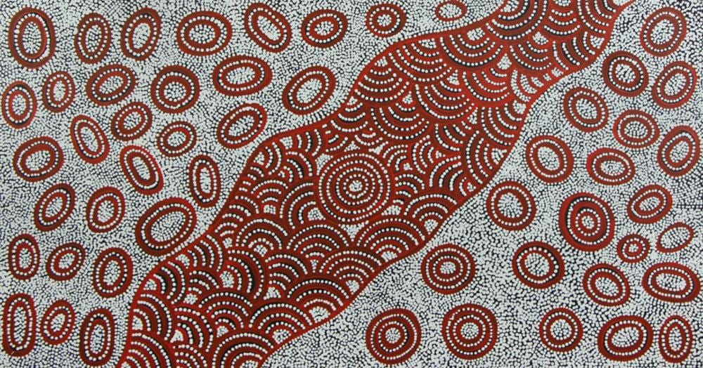 Lissandra Campbell Napurrula comparable auction result: lissandra campbell napurrula water dreaming