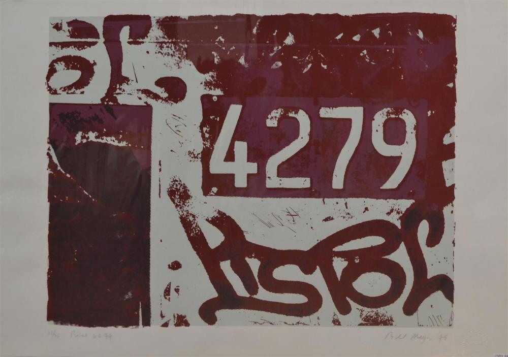 Bill Meyer comparable auction result: bill meyer pistol 4279 1975 screenprint 12 35 51 x 69cm sheet size condition this work is in very good condition unframed but