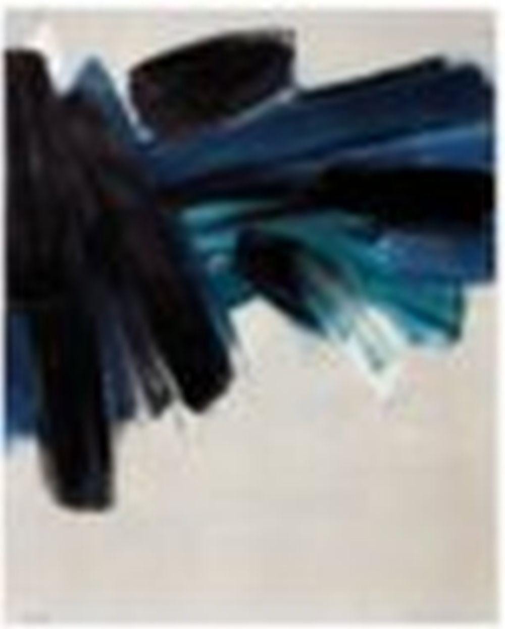 Pierre Soulages (né en 1919) Peinture 162 x 130 cm, 9 juillet 1961 huile su comparable sale