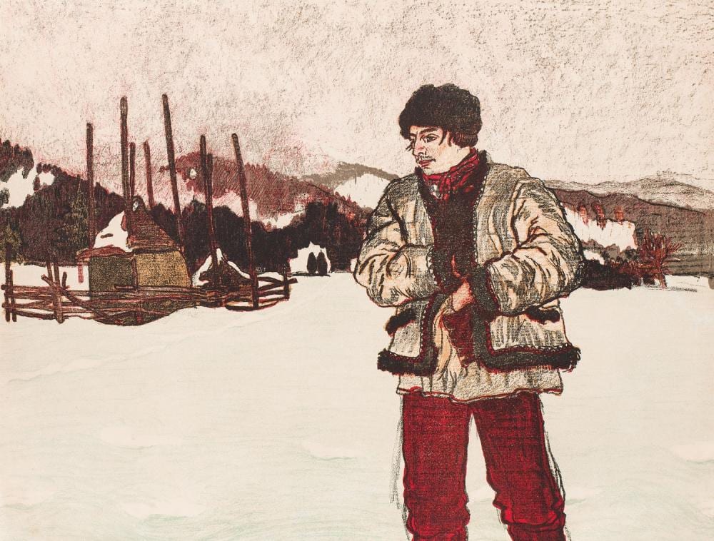 Wladyslaw Jarocki comparable auction result: wladyslaw jarocki 1879 1965 hucul from the lamus portfolio 1912