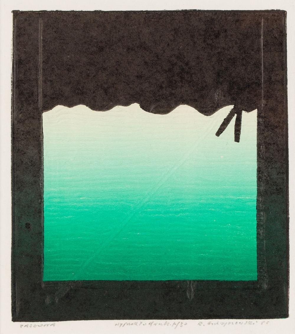 Ryszard Gieryszewski comparable auction result: ryszard gieryszewski b 1936 cover 1985