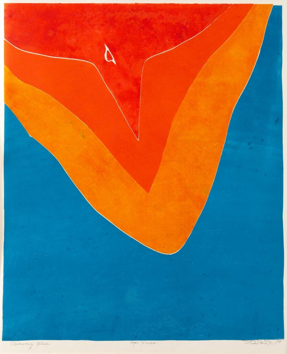 Stanislaw Dawski comparable auction result: stanislaw dawski 1905 1990 red bird 1974