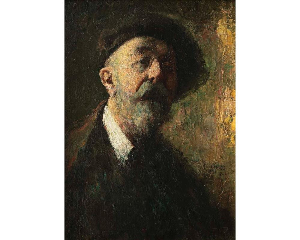 Ludvík Kuba comparable auction result: ludv k kuba self portrait
