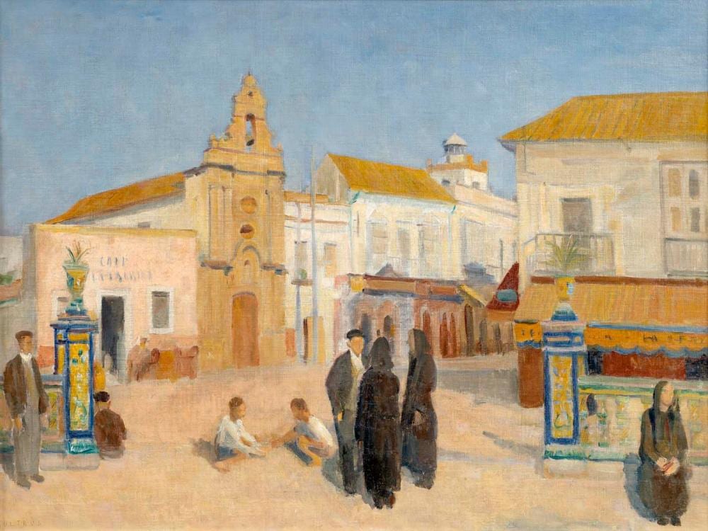josef multrus the village green in spain · Galerie KODL · 2020-11-29 Josef Multrus comparable auction result: josef multrus the village green in spain