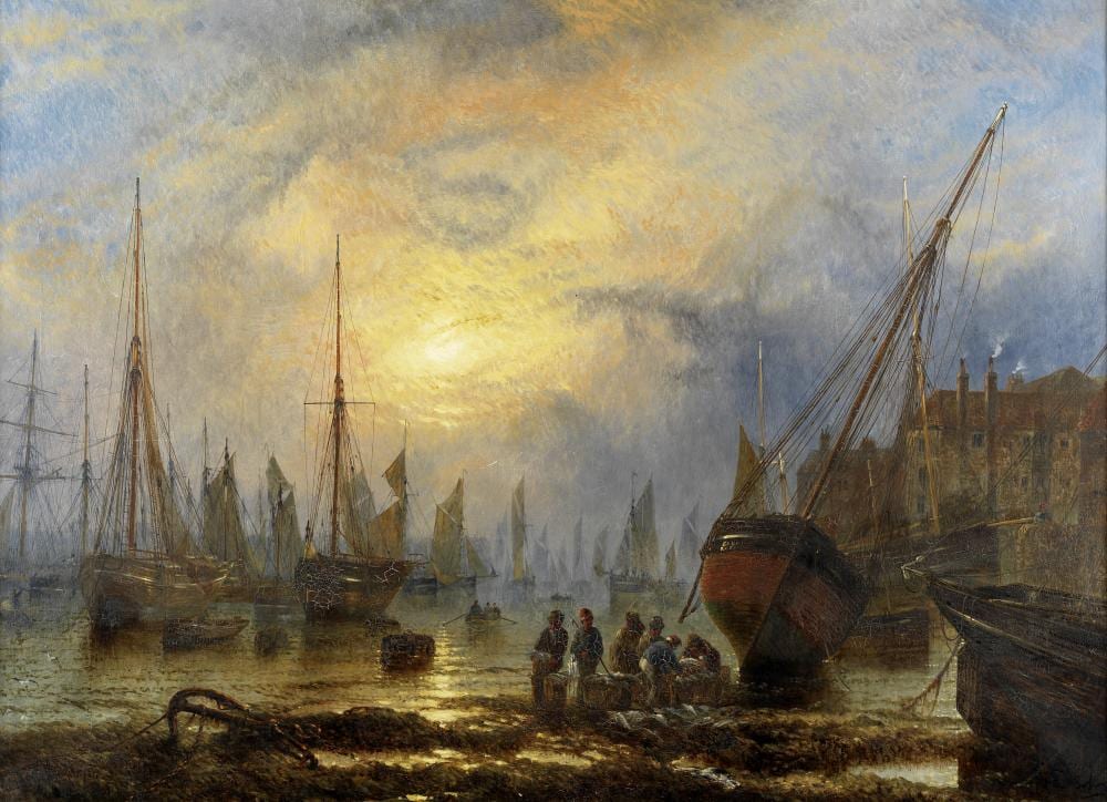 claude t stanfield moore british 1853 1901 sorting the catch · Bonhams · 2020-11-11 Claude T. S. Moore comparable auction result: claude t stanfield moore british 1853 1901 sorting the catch