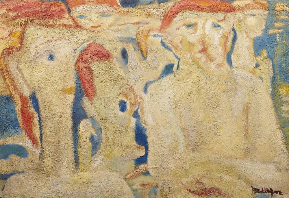 Edgar Melik comparable auction result: edgar melik 1904 1976 l homme de l auberge