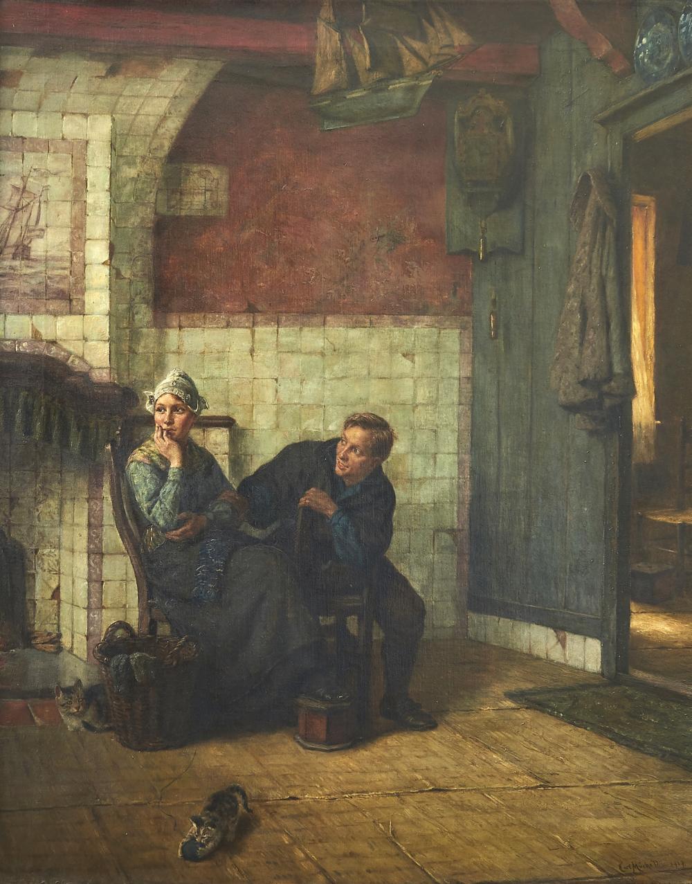 karl emil m cke 1847 1923 interieursszene mit katzen · Auktionshaus Angerland GmbH · 2020-11-21 Karl Emil Mücke comparable auction result: karl emil m cke 1847 1923 interieursszene mit katzen