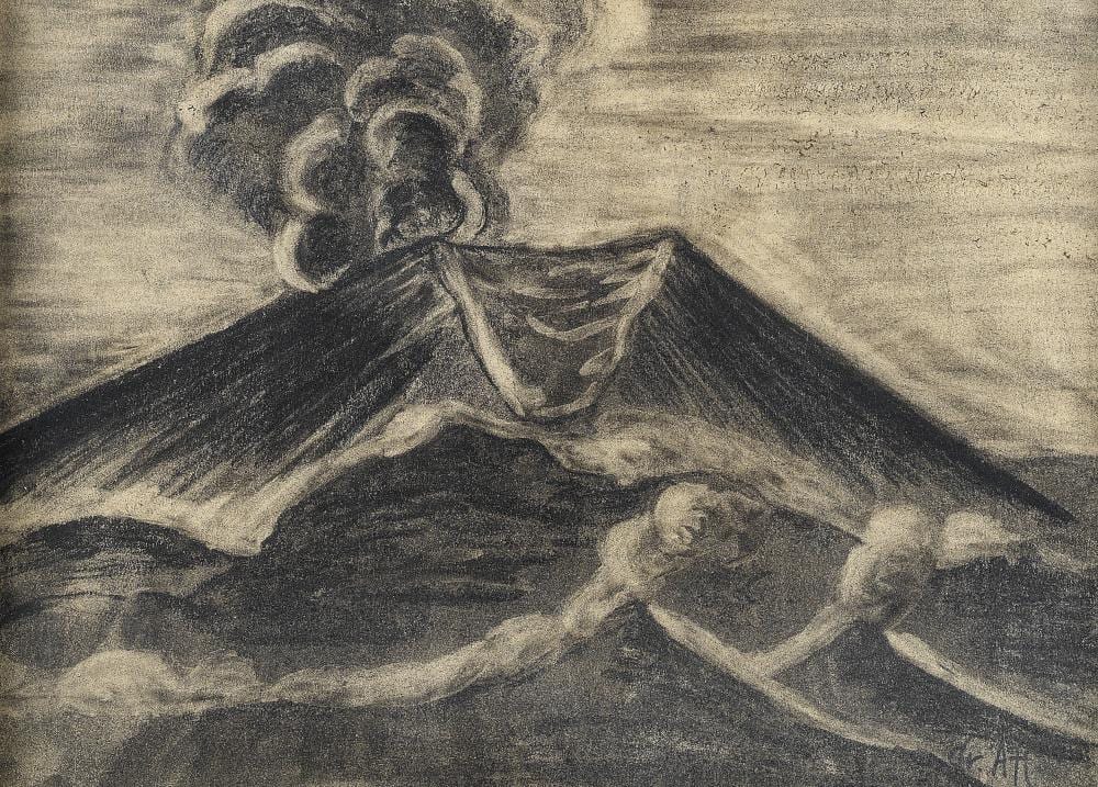 Gerardo Murillo comparable auction result: dr atl gerardo murillo 1875 1964 volcano erupting