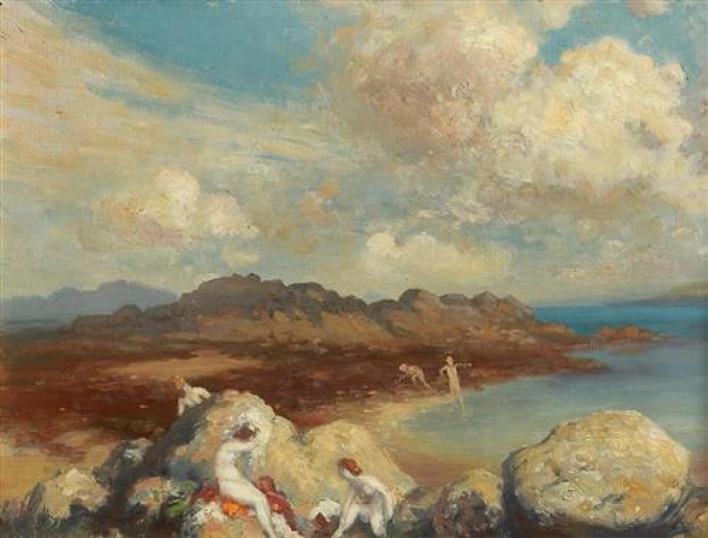 George William Russell comparable auction result: george william russell ae 1867 1935 the bathers