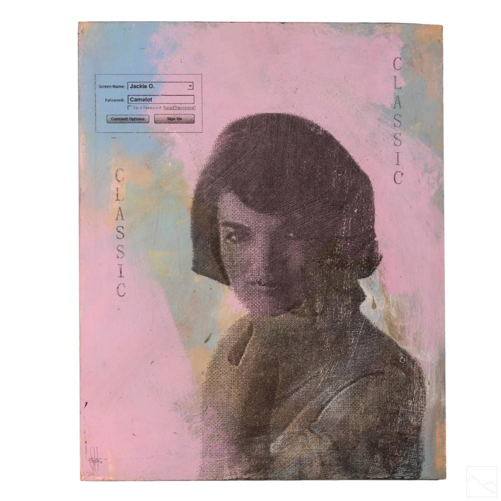 Alejandro Vigilante comparable auction result: a vigilante b1964 jackie onassis pop art painting