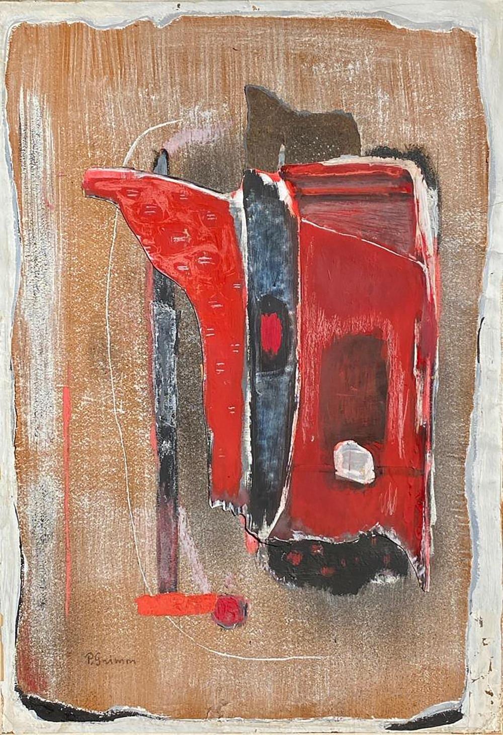 Pierre Grimm comparable auction result: pierre grimm 1898 1979 composition abstraite