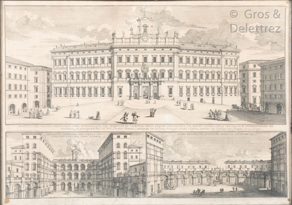 Alessandro Specchi comparable auction result: alessandro specchi 1666 1729 domenico de rossi 1647 1729