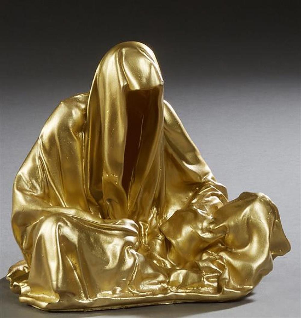 Manfred Kielnhofer comparable auction result: manfred kielnhofer 1967 austrian guardians of time 2020 gold painted plastic 80 300 signed and numbered on the underside